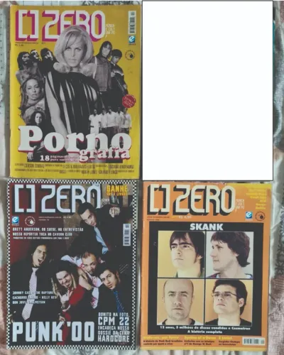Revista ZERO - 4 Edições: ENGENHEIROS, SKANK... (Vendo Separado)