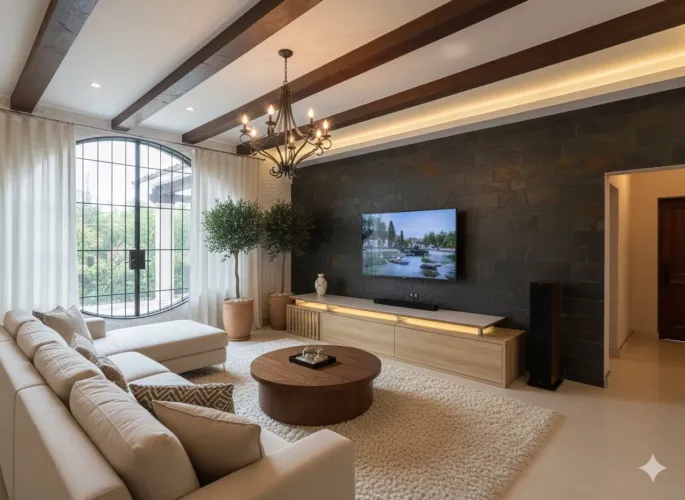 Rack Planejado de Alto Padrão - 3,40m - Design Contemporâneo