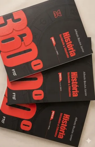 Coleção História FTD 360° - 6 Livros (Estado de Usado Conservado)