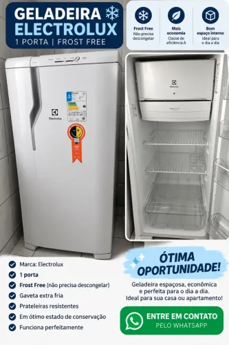 Geladeira Electrolux 1 porta