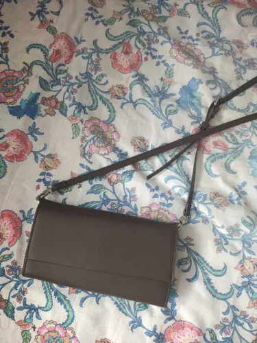 Bolsa tira colo marrom zara
