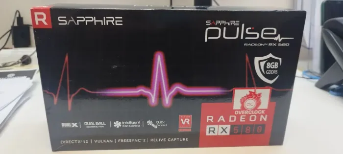 Placa de video Rx 580 8GB 256-bit