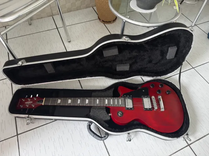Guitarra Elétrica Strinberg LPS260 Les Paul Mogno Humbucker Fosco + Case KGB Duro