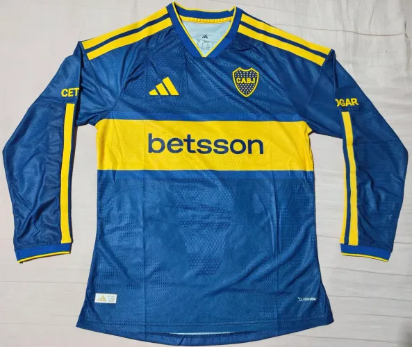 Camisa Boca Juniors manga longa 26/27 - Modelo jogador <br>modelo jogador<br>modelo jogador