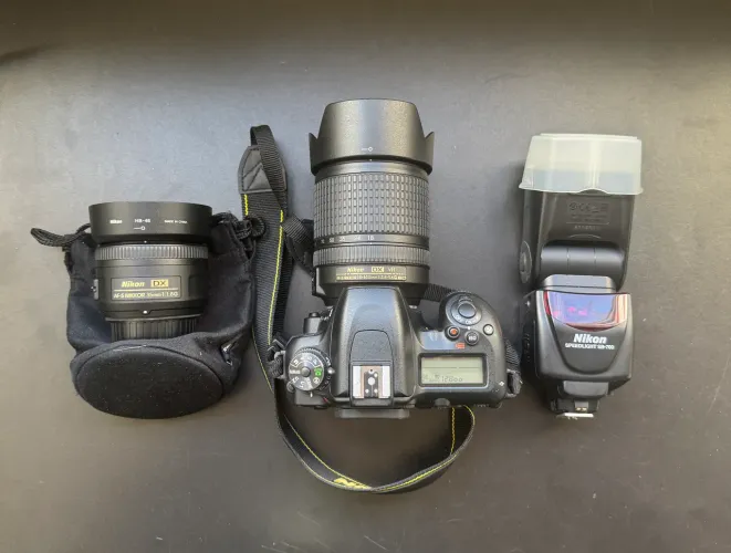 Nikon D7500 com Lentes 18-140mm VR  e 35mm