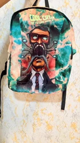 Mochila cool cat alien?