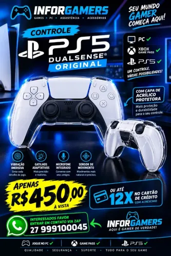 VENDO CONTROLE DE PS5 ORIGINAL