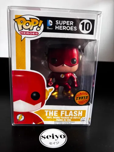 Funko Pop The Flash 10 Chase Metallic Raro
