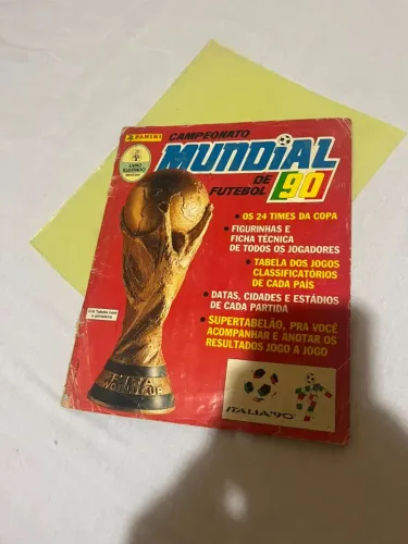 Álbum copa do mundo 1990 completo