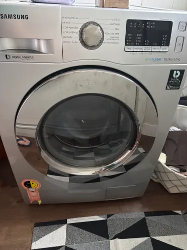 Lava e Seca Samsung 10kg EcoBubble (Com Defeito) - Para Peças ou Conserto