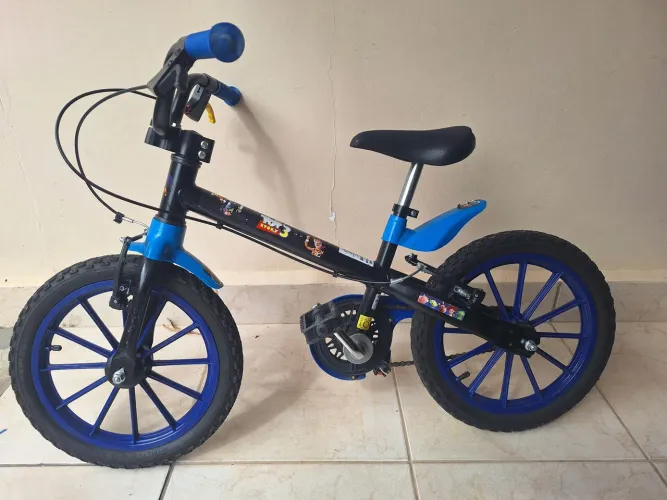 BICICLETA INFANTIL MASCULINA ARO 16 USADA