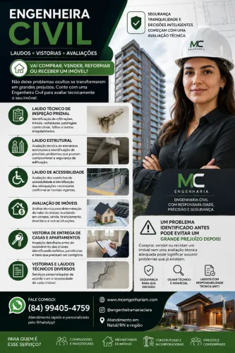 ENGENHEIRA CIVIL | LAUDOS, VISTORIAS E AVALIAÇÕES DE IMÓVEIS