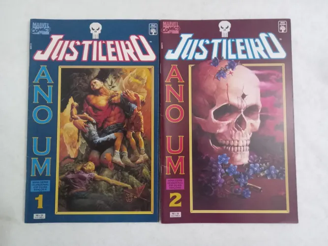 Hq Justiceiro Ano Um mi i série completa 1997