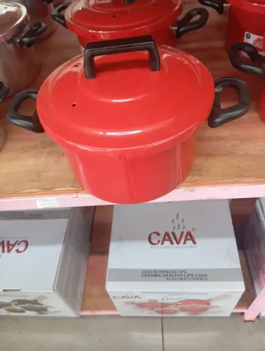 Panela pudim meia pressão.