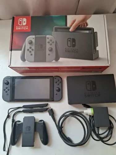 Nintendo Switch V1 cinza (caixa original)