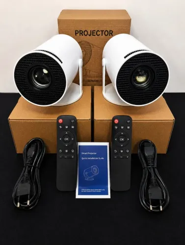 Projetor Smart de vídeo HDMI Hy300 - Tela até 150 polegadas + Streaming