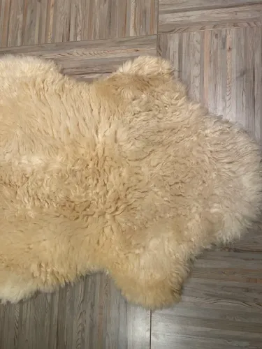 Tapete pele de carneiro 
