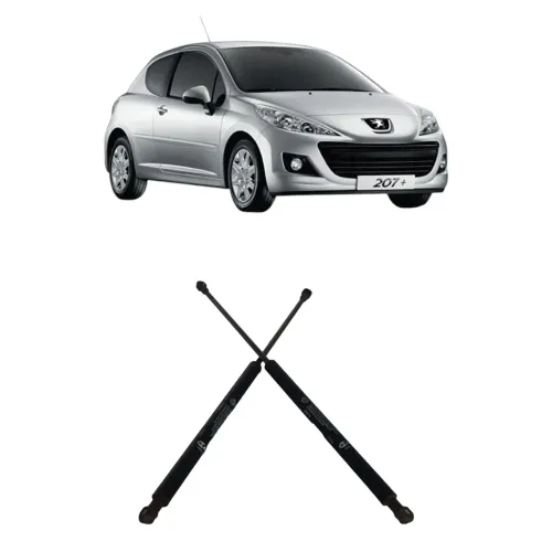 Par Amortecedor Tampa Traseira Peugeot 207 2008 2013