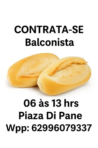 Contrata-se balconista - Bueno Go