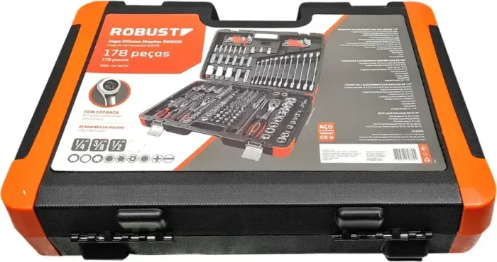 Jogo Oficina Master 1/4" 3/8" e 1/2" 178 Peças Gedore Solid Robust 5000R