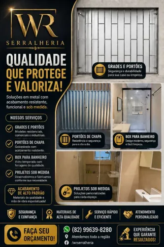 Serralheria e vidraçaria