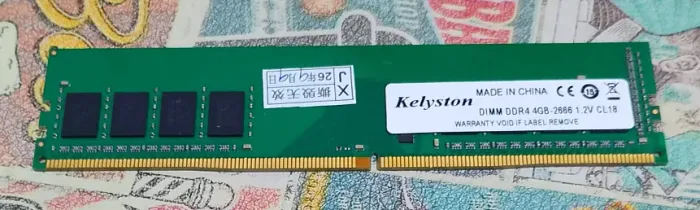 Memória RAM 4GB DDR4 2666MHz Kelyston (Testada e Aprovada)