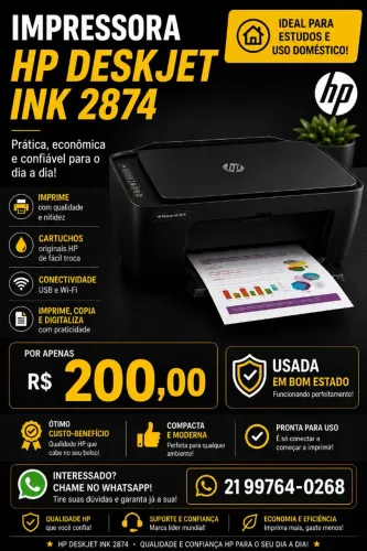 Impressora HP Deskjet INK 2874