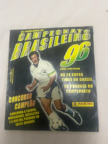 Álbum campeonato brasileiro 1996 incompleto