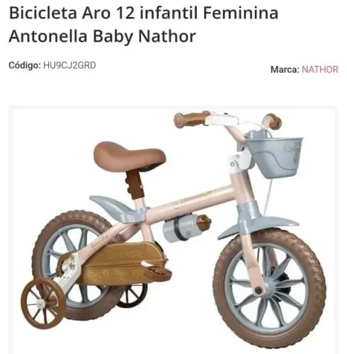 Bike menina Infantil Aro 12 