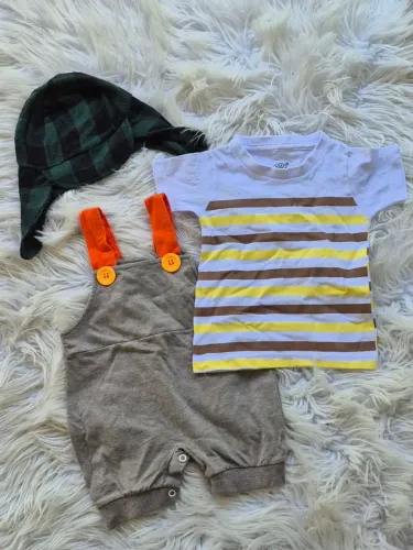 Conjunto jardineira  do chaves