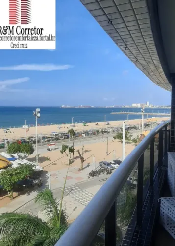 Apartamento por Temporada A partir R$ 280,00 na Beira Mar com vista mar. Fortaleza-CE 