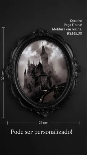 Quadro Goth Castelo