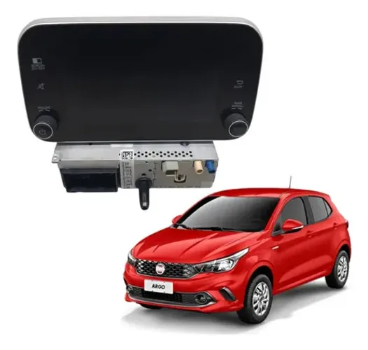 Kit Radio Multimídia Fiat Argo Cronos 2018 2023