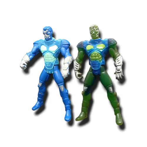 Lote 2 Bonecos Figuras De Ação Batman Anos 90 Mr.freeze