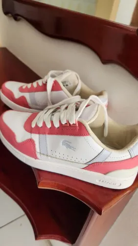 Tênis feminino lacoste original 