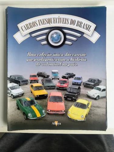 Coleção de fascículos Carros Inesquecíveis do Brasil