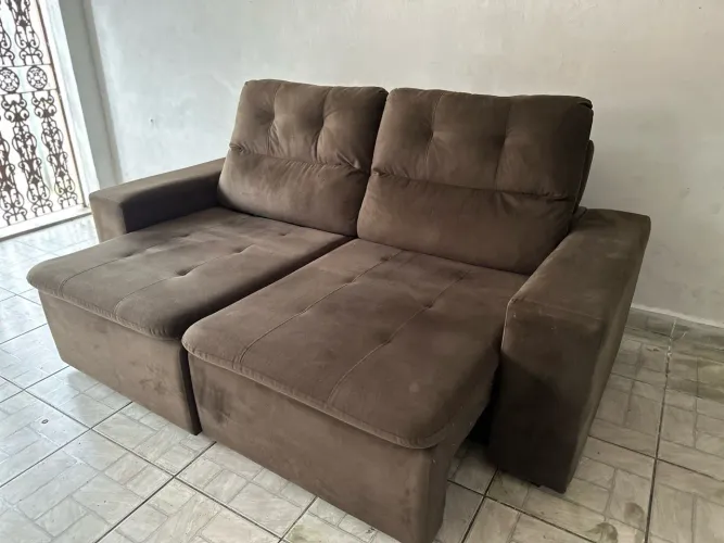 Sofá retrátil 2,10 metros em estado de novo! Entrego no local