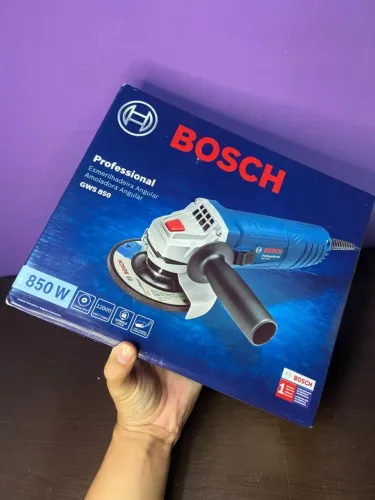 Esmerilhadeira Amoladora Angular GWS 850W Bosch