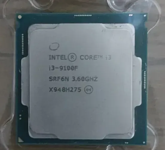 Processador I3 9100F 100% funcionando