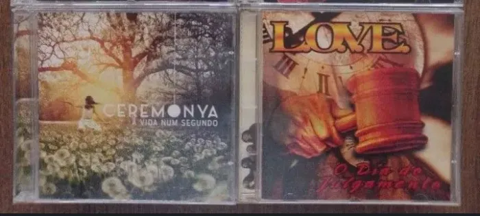 CDs originais Bandas Ceremonya e LOVE
