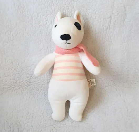 Cachorro Bull Terrier de pelúcia Metoo