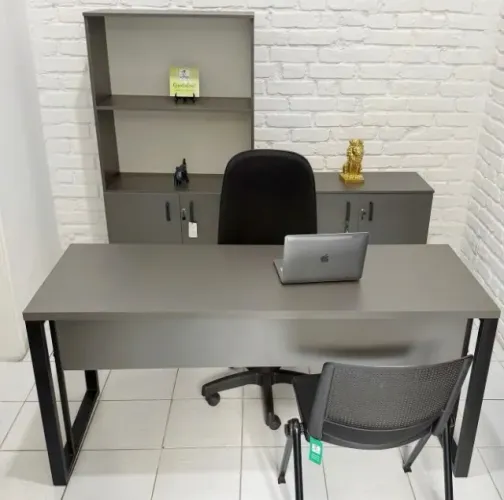 estação de atendimento mesa escritório 
