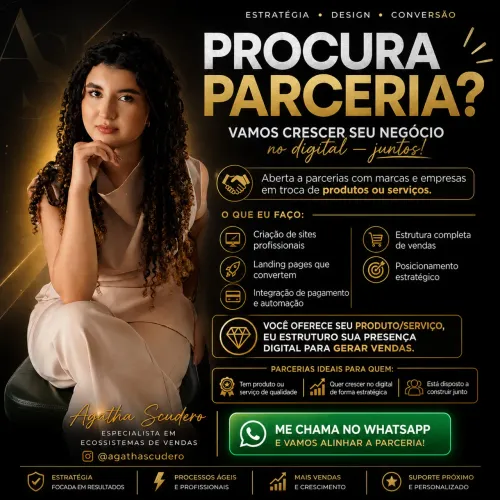 Precisa vender mais? Faço parceria com empresas