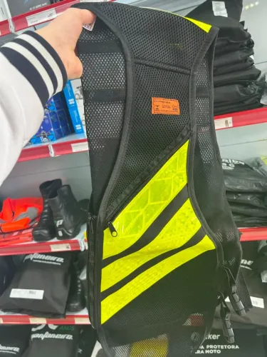 Colete Refletivo com Bolso para Motoboy entregas