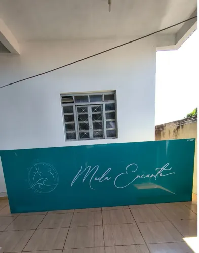 Fachada placa de ACM pronta para uso. 