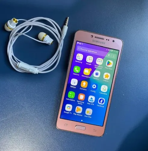 Celular Samsung J2 Prime Rosa Leia a descrição