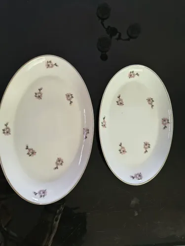 2 travessa porcelana real