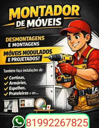 Montador de móveis profissional
