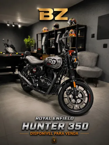 ROYAL ENFIELD HUNTER 350 - Baixo Km - Impecável 