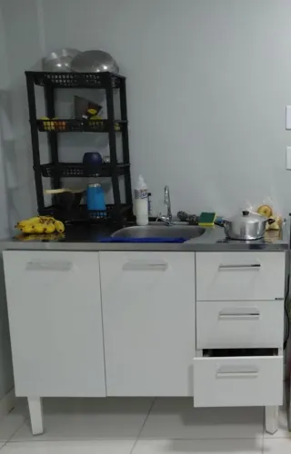Pia de cozinha aco inox com armário